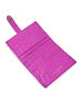 MULTI CARD KENSINGTON FUCHSIA LEATHER/CROC PRINT