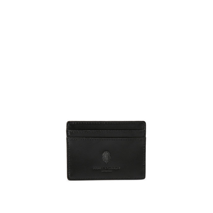 SHOREDITCH CARD HOLDER DR BLACK LEATHER