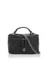 SM KENSINGTON VANITY CASE BLACK LEATHER